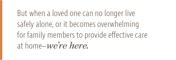 Types of Care, Woodlands Senior Living